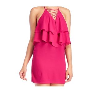 NWOT Ali & Jay Pink Cris-Cross Dress